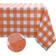thumbnail image 1 of ORUYROP 100% Waterproof Vinyl Table Cloth, Oil-Proof Spill-Proof PVC Rectangle Tablecloth, Wipeable Plastic Table Cover for Outdoor, Picnic, Camping, 1 of 7