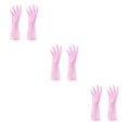 thumbnail image 4 of yingyy 2pcs Gloves Mittens Outdoor Home Clean Accessory Lightweight Kitchen Pink 3Set, 4 of 6