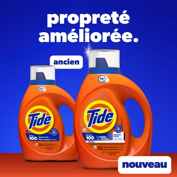 Tide Liquid Laundry Detergent, Original Scent, 25 Loads, 946 mL