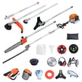 thumbnail image 4 of Multi-Functional Trimming Tool, 52CC 2-Cycle Gas Powered Hedge Trimmer, Weed Eater, String Trimmer, Brush Cutter, Edger, Pole Saw Chainsaw Pruner with Extension Pole, 4 of 7