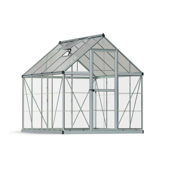 CANOPIA by PALRAM Hybrid 6 ft. x 8 ft. Greenhouse Kit - Silver