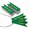 thumbnail image 3 of Inkdotpot Pack Of 100 Happy Holiday Favor Paper Tags Craft Real Gold Foil Hang Tags, 3 of 6