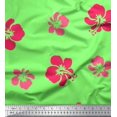 thumbnail image 1 of Soimoi Rayon Fabric Artistic Flower Decor Fabric Printed Yard 56 Inch Wide, 1 of 3