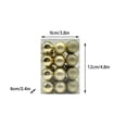 thumbnail image 3 of Vaidha 3cm Christmas Tree L Bauble Hanging Home Party Ornament Decor, 3 of 4