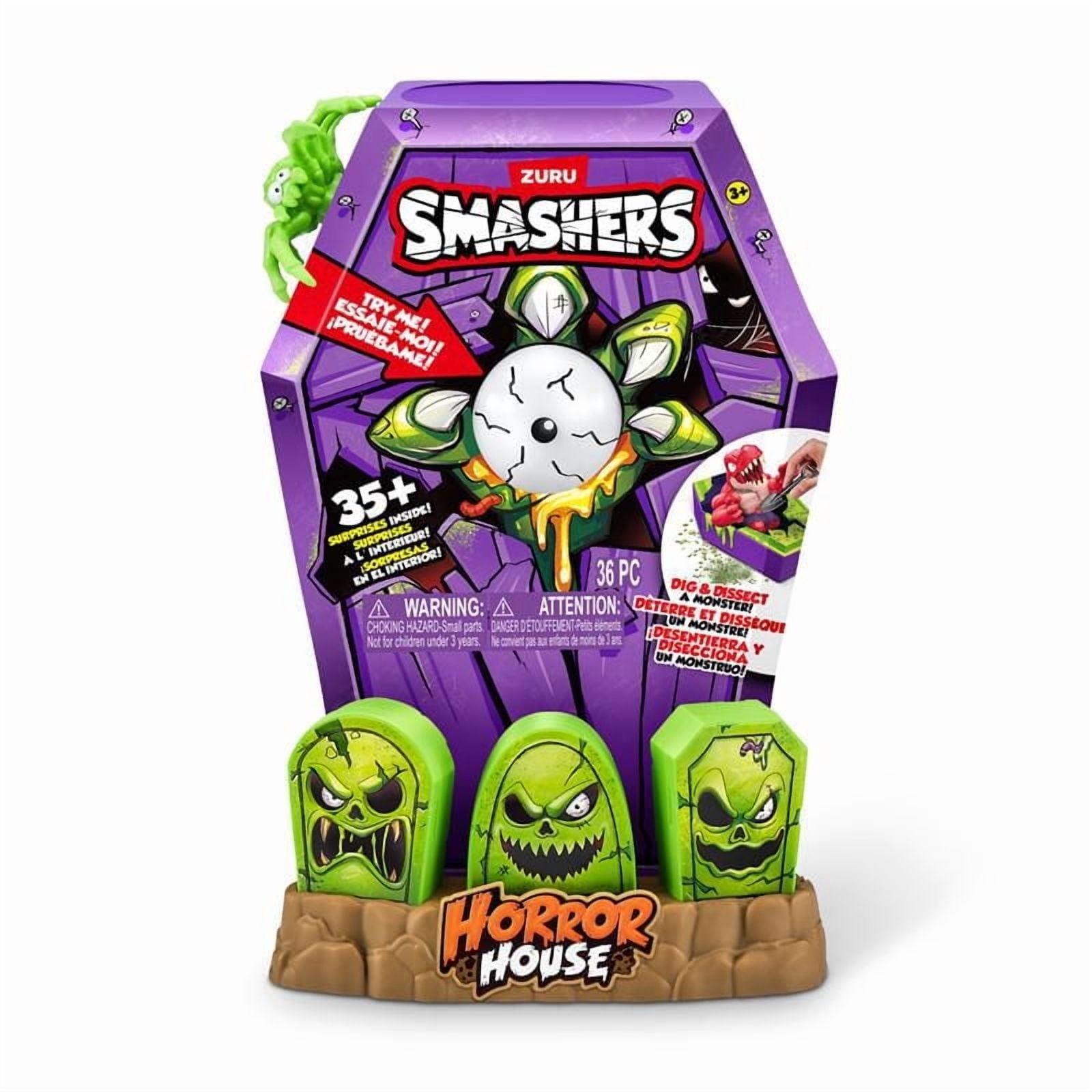 Smashers Mega Horror House de ZURU, jouet interactif, jouet à collectionner pour enfants et adolescents