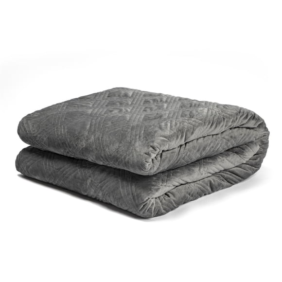 Toytexx 30 lbs Weighted Blanket with Removable Duvet Cover, Twin Size 94"x96", Grey, for Adults