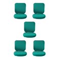 thumbnail image 2 of Baohd Computer Chair Cover Swivel Chair Cover Rotating for Chair Dark Green Backrest + Cushion Cover 5Set, 2 of 6