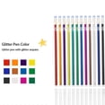 thumbnail image 4 of 12 Pieces Gel Pen Refill Painting Writing Stationery Accessories Marker Replacement Office Marking Shinning Highlight Ink Ballpoint Type 1, 4 of 9