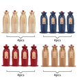 thumbnail image 1 of Birdeem Linen Wine Bottle Bag Set Wine Bottle Set Linen Tag Red Wine Packaging Bag, 1 of 1