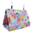 thumbnail image 3 of Bird Hanging Bed, Triangular Comfortable Playing Parrots  House  Colorful With Hooks For Lovebird For Pet Cage 25x15x18cm, 3 of 8