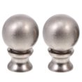 thumbnail image 1 of Miangastore Lamp Finial Cap Zinc Alloy for Table Lamp Decorative Flair 2Pcs, 1 of 8