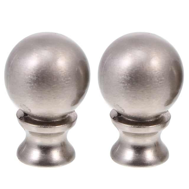 Miangastore Lamp Finial Cap Zinc Alloy for Table Lamp Decorative Flair 2Pcs