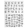 thumbnail image 2 of yuksok 1Pair Water Soluble Hand Sewing Stabilizers for Embroidery Wash Away Designs B, 2 of 9