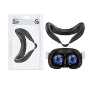 JYS Silicone Face Cover for Meta Quest 3 - Sweatproof & Dustproof VR Eye Mask, Soft Breathable Replacement Facial Interface Pad, Washable & Reusable Accessory