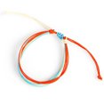 thumbnail image 1 of Braided Bracelet Adjustable Chic Multicolor Aesthetic Jewelry Drawstring Handcrafted Hand Rope Women Accessories for Teen Girls Orange+Blue, 1 of 9