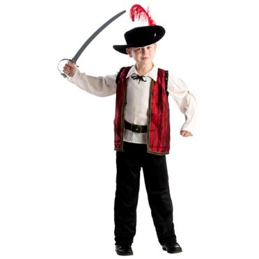 Dress Up America 799-T4 Courageous Musketeer Boys Costume, T4