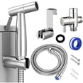 thumbnail image 1 of Effortless Hygiene, Handheld Bidet Sprayer For Toilet, Leak-Free Design, Stainless Steel Cloth Diaper Jet Spray, Explosion-Proof Hose, Easy Diy Setup, High-Quality Workmanship,, 1 of 5