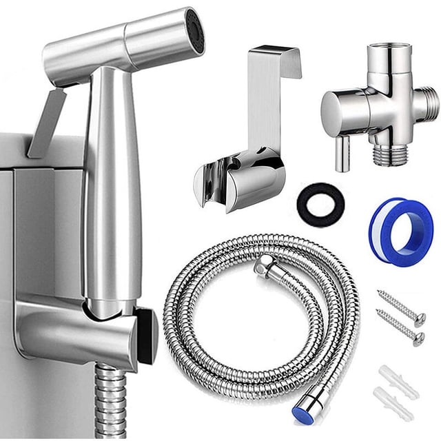 Effortless Hygiene, Handheld Bidet Sprayer For Toilet, Leak-Free Design, Stainless Steel Cloth Diaper Jet Spray, Explosion-Proof Hose, Easy Diy Setup, High-Quality Workmanship,