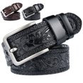 thumbnail image 2 of Bangcool Ceinture de Taille pour Homme Mode Décontractée Ajustable à Boucle Ardillon Ceinture pour Jeans Ceinture de Robe, 2 of 6