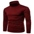 thumbnail image 3 of Pull Col Roulé Chaud pour Hommes Pull Tricoté, 3 of 6