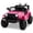 Rose, variante sur Gymax Camion Voiture pour Enfants 12V Véhicule Électrique Télécommandé avec Musique et Lumière Rose