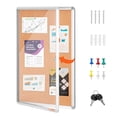 thumbnail image 1 of VEVOR 36"x24" Enclosed Cork Board with Aluminum Frame Lockable Bulletin Board, 1 of 9