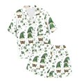 thumbnail image 4 of MIASHUI Pyjama de la Saint-Patrick pour Filles, Haut à Manches Courtes et Shorts, Ensemble 2 Pcs, Vert, 10-11 Ans, 4 of 4