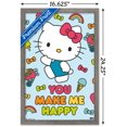 thumbnail image 2 of Hello Kitty - Happy Wall Poster, 22.375" x 34", 2 of 4