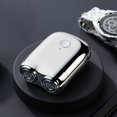 thumbnail image 4 of EGNMCR Rasoir Électrique pour Hommes, Mini-Rasoir Électrique Portable Format de Poche Rasoir Portable Humide et Sec Rasoir USB Rechargeable pour Hommes Chargement Bouton Facile Pocket Shave, 4 of 5