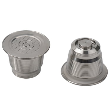 Capsules de Café Réutilisables en Métal en Acier Inoxydable pour Nespresso, Dosettes Filtrantes