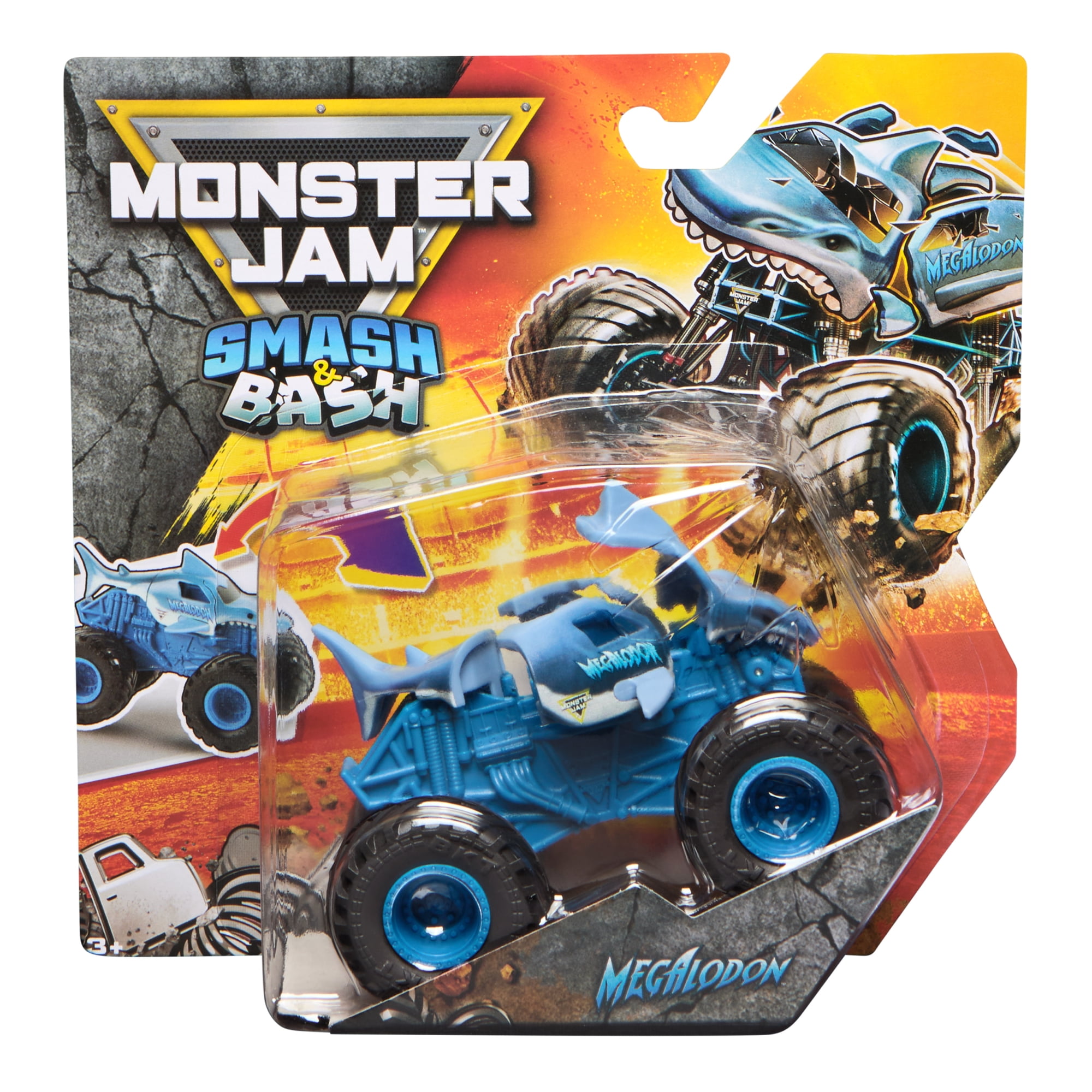 Monster Jam Smash & Bash Megalodon, 1:64 Scale - Walmart.ca