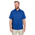 thumbnail image 1 of Harriton Chemise à Manches Courtes Colorblock pour Hommes M586, 1 of 3