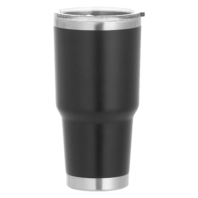 jiarry Tasse à Café de Voyage Isolée en Acier Inoxydable 18/8 avec une Finition Noire Élégante. Comprend un Couvercle en silicone Étanche avec Doubles Joints pour une protection Anti-Déversement à 360°. Conçue pour Garder les Boissons Chaudes jusqu'à 6 Heures Ou Froides jusqu'à 12 Heures avec Son Isolation sous Vide à double Paroi. Légère et Compacte, Elle Convient à la Plupart des Porte-Gobelets pour Voiture, la Rendant Idéale pour les Voyages Ou l'Usage Quotidien.