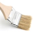 thumbnail image 3 of 2 Pcs 3 Inch 75mm Long Wood Handle Metal Ferrule Bent Paint Brush Radiator Brush Beige, 3 of 4