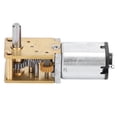 thumbnail image 2 of Moteur à Engrenages en Métal CW/CCW, Mini-Moteur Durable, pour Jouet Intelligent 27RPM, 2 of 8