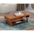 thumbnail image 2 of Alpine Furniture Table Basse en Bois Flynn 1 Tiroir Couleur Chêne (Marron), 2 of 7