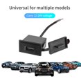 thumbnail image 2 of Car Charger 2.4A Adapter Single USB Square Shape Waterproof 12V 24V Soacket Power Adapter Switch Cigarette Lighter For Car, 2 of 5