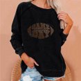 thumbnail image 1 of T-shirts à Manches Longues pour Femmes Mode Femmes Imprimé Manches Longues Confortable Respirant Col Rond Chandail en Molleton Manches Longues T-Shirts Chemises pour Femmes Manches Longues T-Shirt, 1 of 6