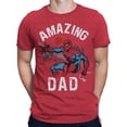 thumbnail image 1 of Spider-Man Amazing Dad Men's T-Shirt-Large, 1 of 4