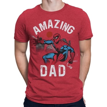 Spider-Man Amazing Dad Men's T-Shirt-Large