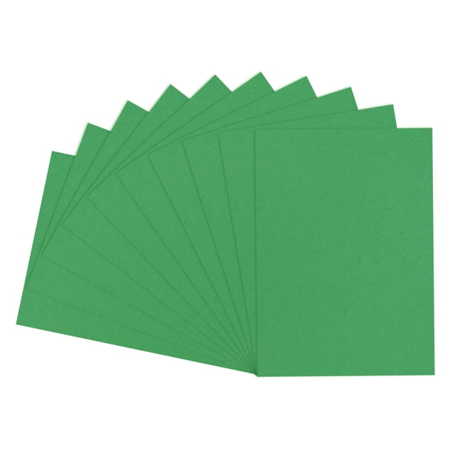 Uxcell Couvertures de Reliure de Présentation Format Lettre en Cuir à Texture Grain Papier Non Perforé pour Rapport d'Affaires Vert Foncé