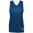 thumbnail image 1 of ASI 163.301.M Jersey 2.0 Réversible en Maille Tricotée pour Femmes, Bleu Marine et Blanc - Moyen, 1 of 1