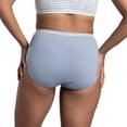 thumbnail image 4 of Fruit Of The Loom Womens Heather Brief Panty 6-Pack, 9, Assorted Heathers, 9, 4 of 12