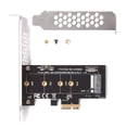 thumbnail image 1 of High-Speed Data Transmission Adapter Card for Samsung & Intel M.2 NVME SSDs, Supports PCI-E 3.0 1X Interface, 1 of 2