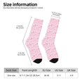 thumbnail image 2 of Lsque Ribbon Bow Printed Men's Crew Socks, Soft Durable Breathable Moisture-Wicking with Odor Control Cotton socks, 2 of 6