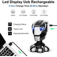 thumbnail image 3 of 7D Head Shaver for Bald Men, Upgrade 5-in-1 Head Electric Razor for Men, Men's Grooming Kit, Anti-Pinch, Cordless, Floating Cutter Head, USB Rechargeable Waterproof Rotary Fast Shaver, Wet/Dry Shave, 3 of 5