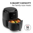 thumbnail image 2 of Chefman Digital Air Fryer, 5 Quart, Matte Black, 2 of 6