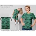 thumbnail image 5 of oneOone Cotton Jersey Green Fabric Patchwork Sewing Craft Projects Fabric Prints By Yard 58 Inch Wide, 5 of 5