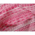 thumbnail image 4 of oneOone Silk Tabby Pink Fabric Aztec Tribal Craft Projects Decor Fabric Printed By The Yard 42 Inch Wide, 4 of 4