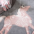 thumbnail image 3 of Safavieh Carousel Kids Dalach Unicorn Area Rug, 3 of 9